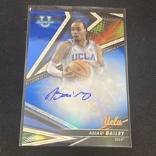 2022-23 Bowman University Best Amari Bailey Prospect Auto Autograph Blue #27/150