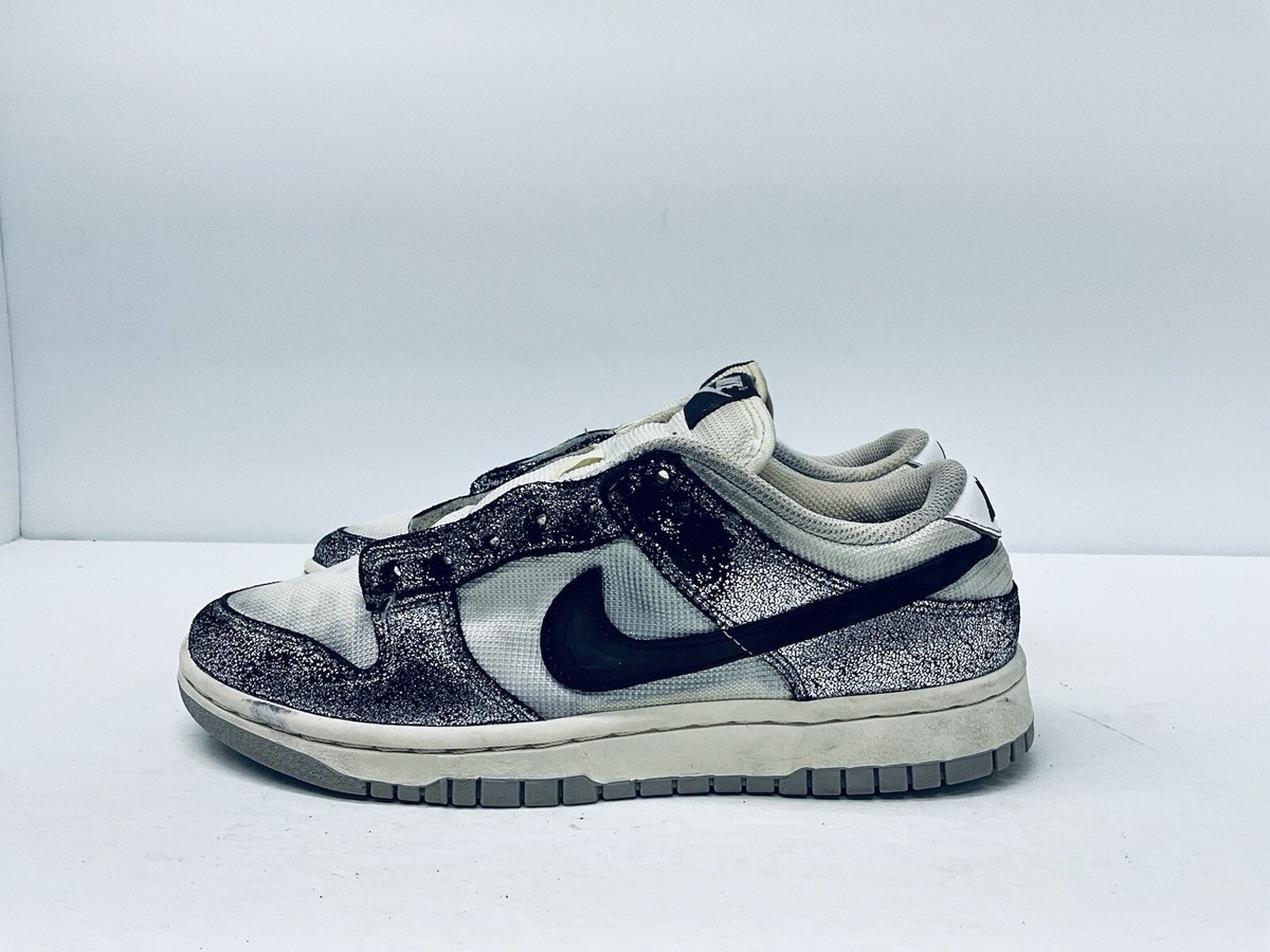 Size 7.5 - Nike Dunk Low Golden Gals Metallic Silver Women's Size 7.5 - Nike Dunk Low Golden Gals Metallic Silver Women's