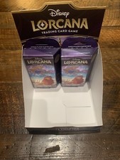 ORIGINAL DISNEY LORCANA STORE DISPLAY - The First Chapter Starter Deck NO CARDS