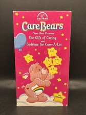 Care Bears VHS Cheer Bear Gift of Caring  Bedtime for Care-A-Lot