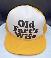 Vintage "Old Fart's Wife" Trucker Hat - Snapback Cap - LN