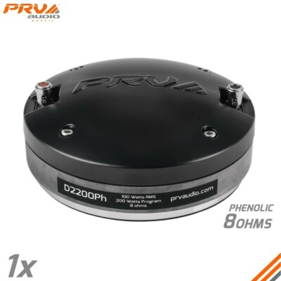 1x PRV Audio D2200Ph Pro Audio Phenolic Compression Driver 200 Watts