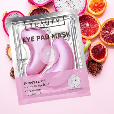 YEAUTY ENERGY ELIXIR EYE PAD  feuchtigkeitsspendende Augenpads &Pink Grapefruit