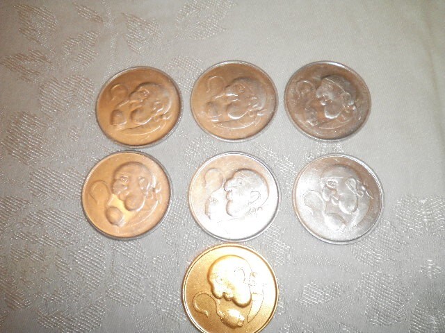 Pirate + Treasure Chest Vintage Token Florida Pool Products 1 9/16"