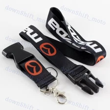 Black For MAZDA Lanyard Keychain Quick Release MAZDASPEED RX7 RX8 MIATA MX5 13B