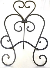 Metal folding Plate Holder Stand Tripod Book Art Display Easel 14.5” T X 9” W