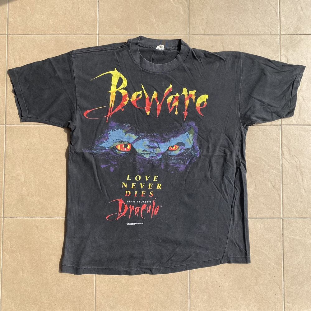 VINTAGE 90S BRAM STOKER’S DRACULA BLACK T-SHIRT  QT2030