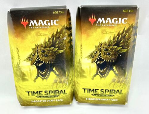 Lot of 2 - Magic The Gathering Time Spiral Remastered 3-Booster Draft Packs