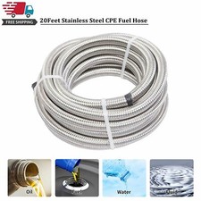 20 Feet An8 12id Stainless Steel Braided Fuel Oil Gas Air Water Line Hose 20 Feet An8 12id Stainless Steel Braided Fuel Oil Gas Air Water Line Hose