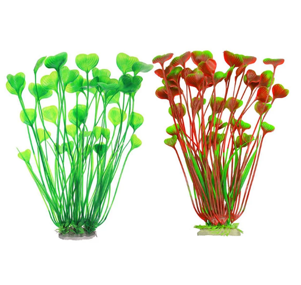 Colorful Aquarium Plastic Plants for Fish Tank Decoration