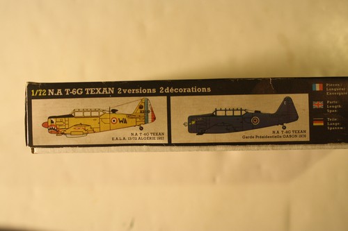 USA North American T-6 G Texan, 1/72 Heller kit No. 276 Model Airplane Kit - Picture 4 of 4