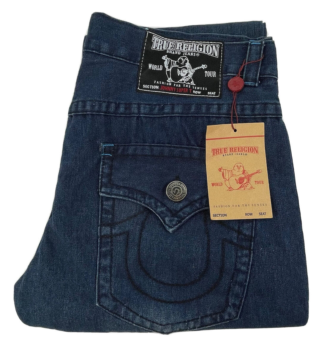True Religion Jeans Mens 40 Blue Big Billy T Urban Cow Style True Religion Jeans Mens 40 Blue Big Billy T Urban Cow Style