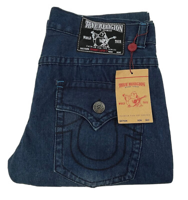 パンツ True Religion True Religion Jeans Mens 40 Blue Big Billy T Urban Cow Style