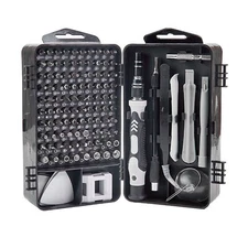 115-In-1 Household Toolbox Set with 98 Bits Multifunctional Hardware Tools A4I3