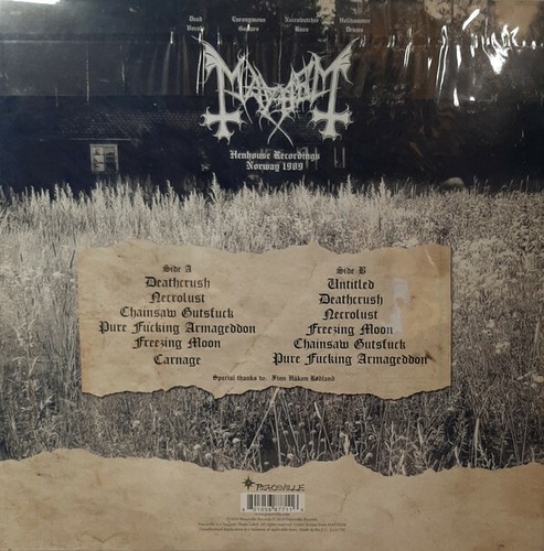 Mayhem - Henhouse Recordings LP - 180 Gram Vinyl Album - NEW Black Metal Record - Picture 2 of 2