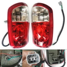 Pair Tail Lights Rear Brake Lamps For 2004-2006 Toyota Tundra 4 Door Double Cab