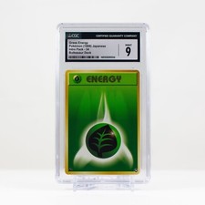 Pokémon Grass Energy #34 Japanese Intro Pack Bulbasaur Deck CGC 9  POP2
