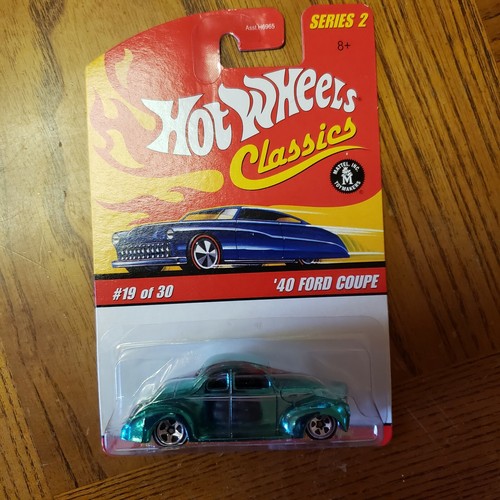 Hot Wheels Classics Series 2 '40 FORD COUPE GREEN #19 OF 30