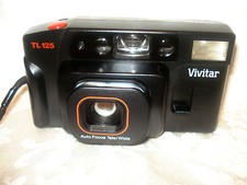VINTAGE VIVITAR TL 125 TELE / WIDE PHOTO ADJUSTABLE AUTO FOCUS 35mm FILM CAMERA