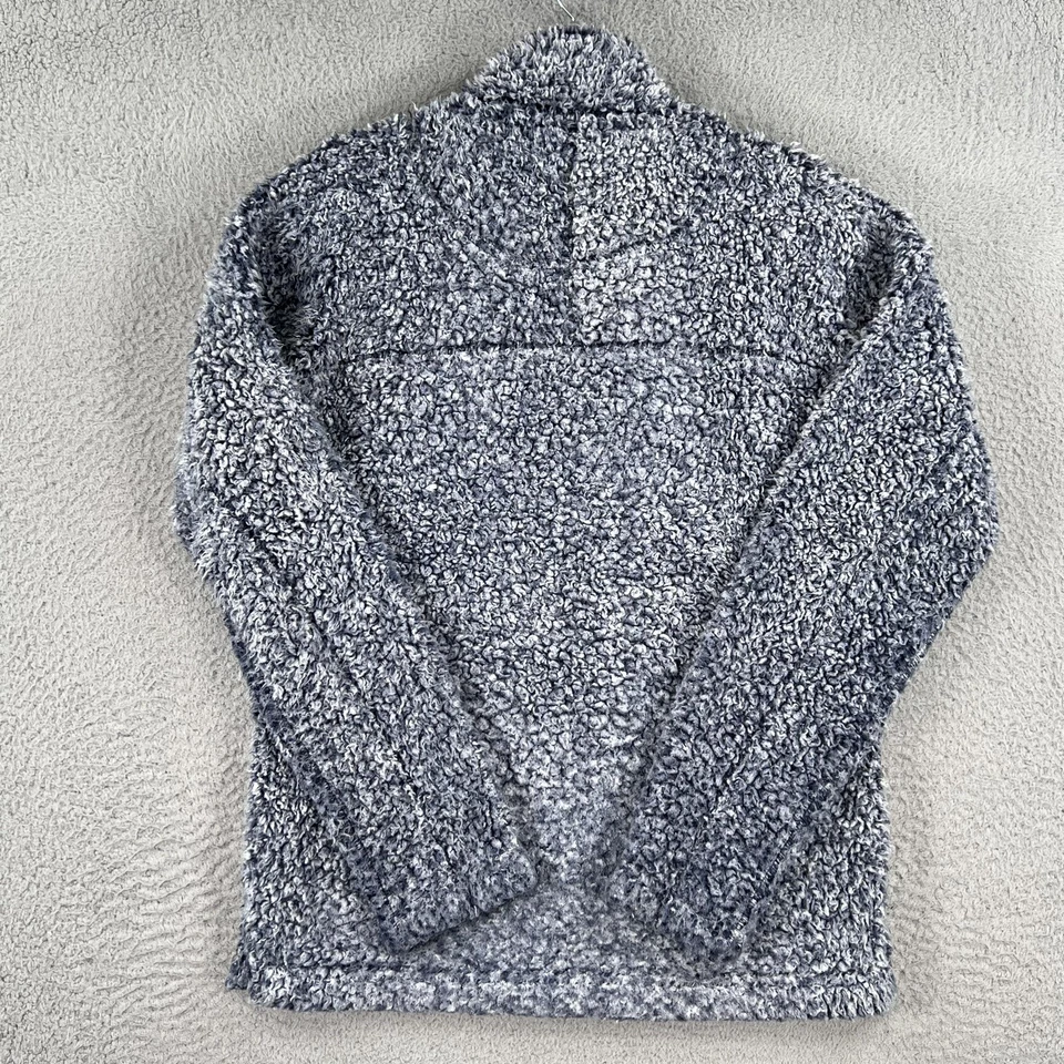 True Grit Sherpa 1/4 Zip Pullover WOMENS XS Extra Small Frosted Blue Ladies - Изображение 2 из 4