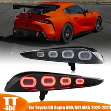 LED Tail Lights For 2020-2024 Toyota GR Supra A90/A91 Start-Up Animation Clear