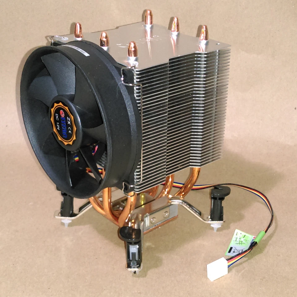 Titan Copper Heatpipe Intel Socket LGA 775/1156/1366 AMD AM2/AM2+/AM3 CPU Cooler - Image 4 of 4