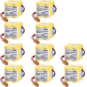 10x BR-2/3AGCT4A 6V Battery Replaces for Panasonic BR-2/3AGCT4A A98L-0031-0025