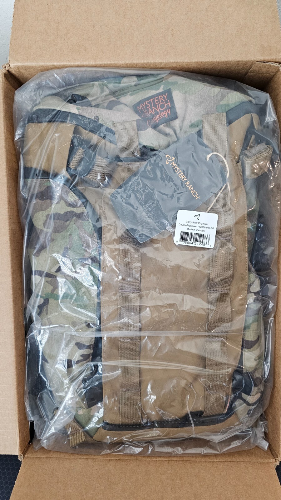 Carryology x Mystery Ranch Unicorn 2.0 Multicam/Coyote Backpack + Patch