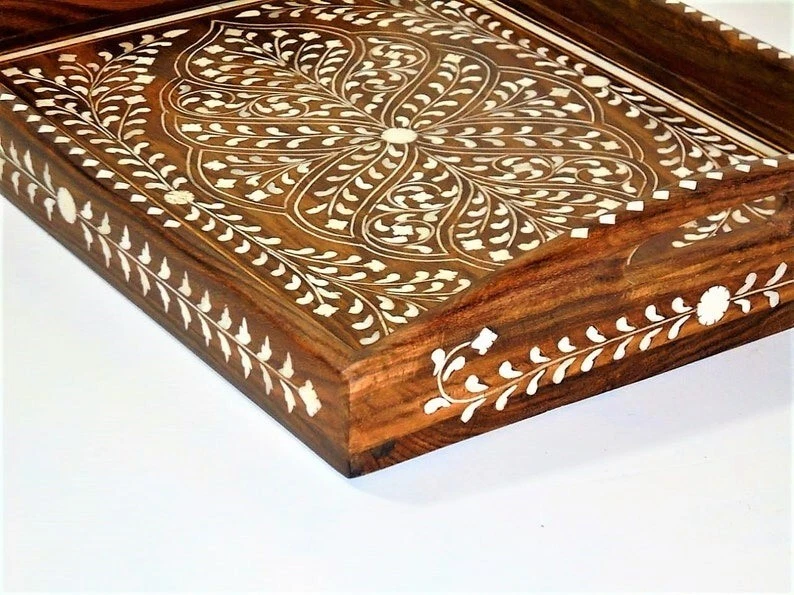 Bone Inlay Tray - Image 2 of 4