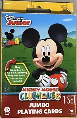 Disney Junior Mickey Mouse CLUBHOUSE Jumbo Playing Cards Set 54