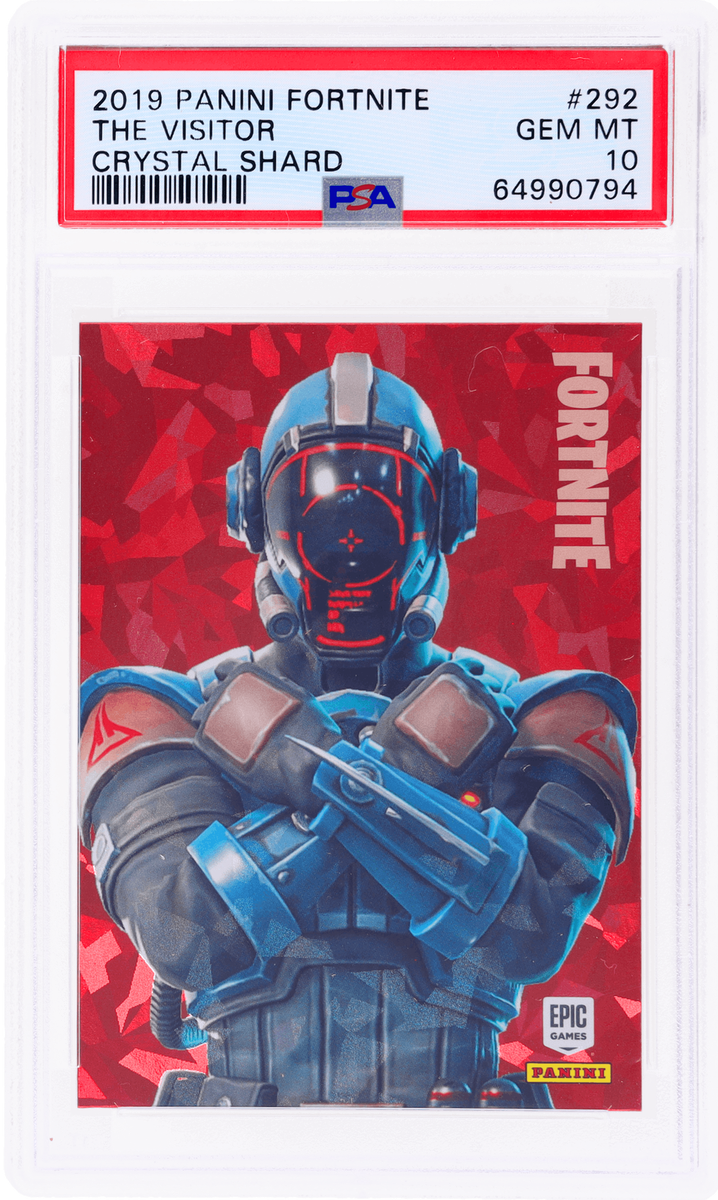 2019 Panini Fortnite Series 1 the Visitor Crystal Shard #292