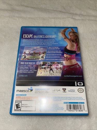 Zumba Fitness World Party 2014 Wii U Case And Manual Only - Picture 3 of 5