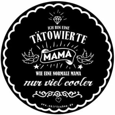 I'm A Tattooed Mum - Vinyl Decal Sticker for Car Weatherproof 10cm