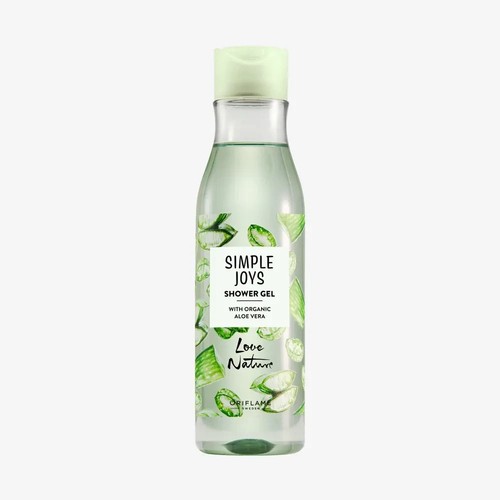 ORIFLAME Simple Joys Shower Gel with Organic Aloe Vera Love Nature 250 ML - Picture 5 of 9