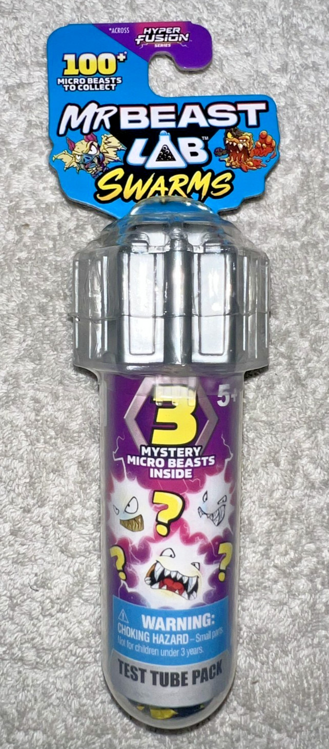 MR BEAST LAB SWARMS HYPER FUSION LOT OF 10 TEST TUBES **NEW RELEASE**