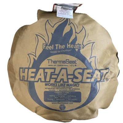#ad #ad HEAT A SEAT by Therm a Seat Taupe Black Hunting Tailgating New With Tags $18.69