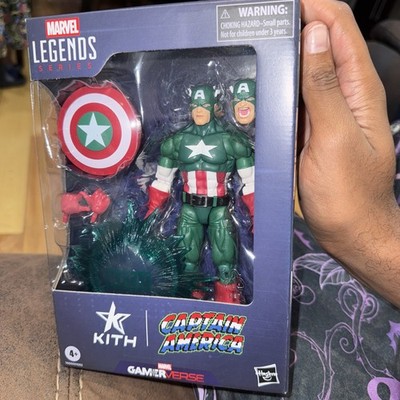 KITH Marvel VS Capcom Captain America 2 Action Figure 2025 INHAND