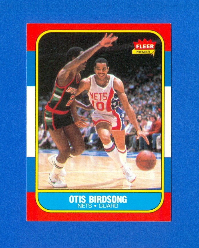 1986/1987 Fleer Basketball#10 Otis Birdsong 86/87 Set Break Card NM/MT Condition