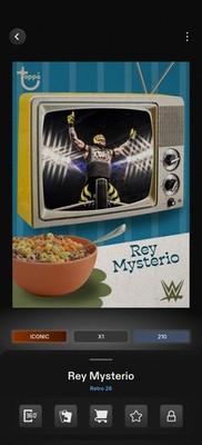 Topps WWE SLAM *DIGITAL* - Retro Cereal and Suplexes - Rey Mysterio