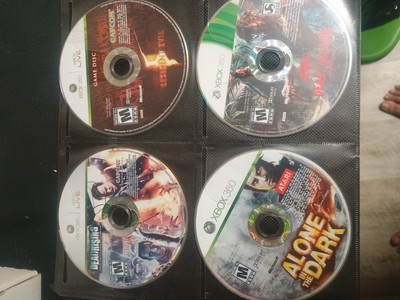Xbox 360 Horror 5 Lot Dead Rising Resident Evil 5 Alone In the Dark Dead Island