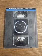 The Ring VHS Slip Cover Limited Edition Steelbook Blu-Ray Walmart Excl READ DESC