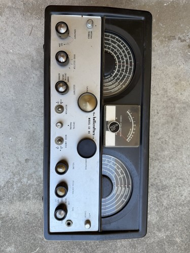 Hallicrafters SX-99 Receiver AM SW, Gray, Speaker Jack, Antenna Compatible.