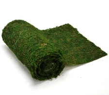 Dried Moss Table Runner for Party Garden Decoration, Dark Green 30Cm X 180Cm ( 1
