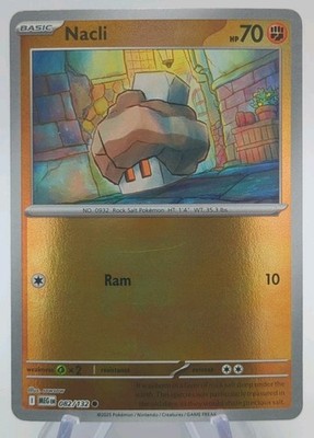 Nacli MEG 082/132 Pokémon ME01: Mega Evolution Common Reverse Holofoil EN NM