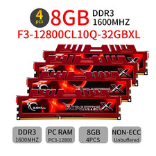 G.Skill Ripjaws X 32 GB 16 GB 8 GB 4 GB DDR3 1600 MHz PC3-12800 memoria IT