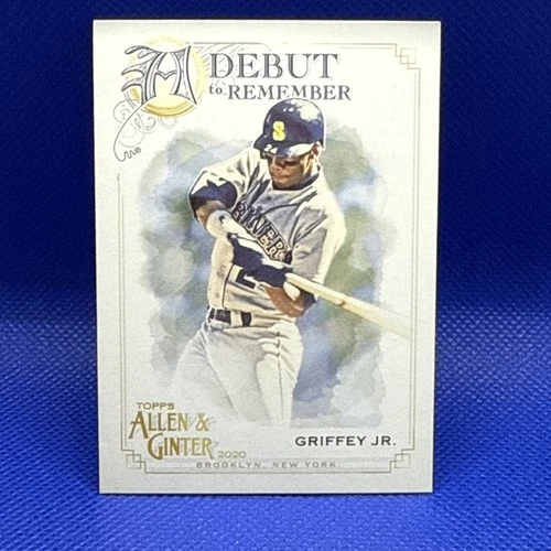 2020 Topps Allen & Ginter Ken Griffey Jr. a Debut to Remember Card 🔥🔥🔥