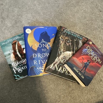 Set of four YA fantasy novels: female protagonist 