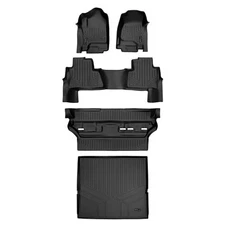Smartliner Black All Floor & Cargo Liners for Chevrolet Tahoe