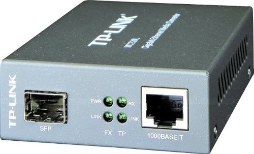 TP-LINK MC210CS - Gigabit SFP to RJ45 Fiber Media Converter - Fiber to Ethernet. Available Now for $43.44