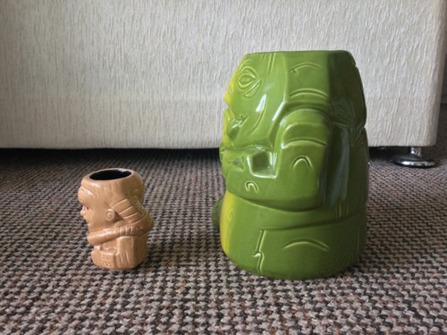 Star Wars Geeki Tikis Mega Mug Jabba The Hutt + Bib Fortuna Muglet Set! - Picture 5 of 6